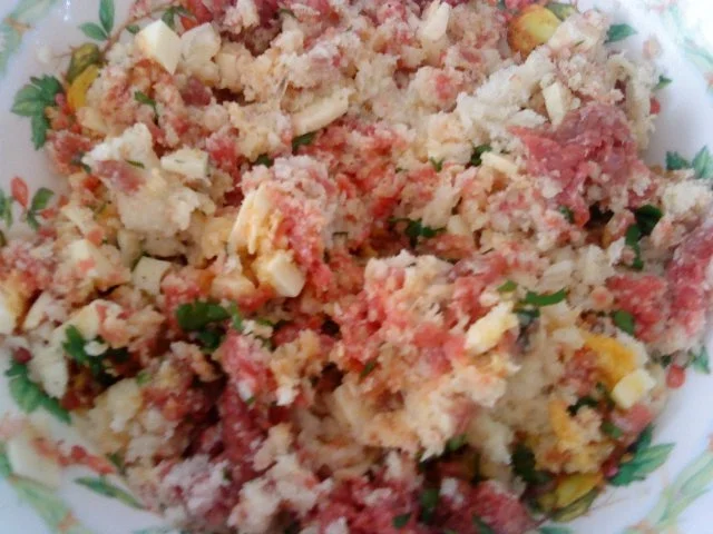 Rezept: Zwergi's Mini - Frikadellen an Mini - Bratkartoffeln mit Artischocken - Dip Bild Nr. 6 Zwergi's Mini - Frikadellen an Mini - Bratkartoffeln mit Artischocken - Dip - Rezept - Bild Nr. 6