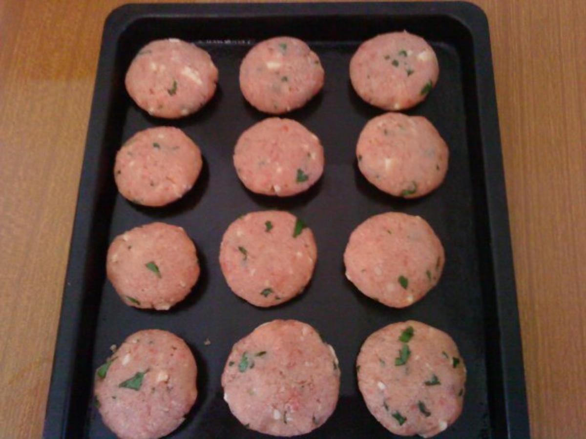 Zwergi's Mini - Frikadellen an Mini - Bratkartoffeln mit Artischocken - Dip - Rezept - Bild Nr. 7