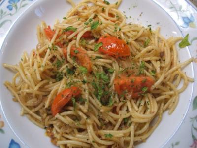 Pasta: Spaghetti con Sardelle - Rezept