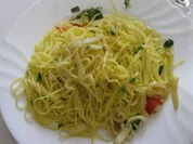 Tagliolini mit Calamaretti all'arrabbiata - Rezept