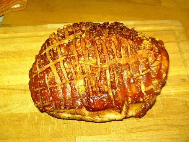 Rezept: Schinkenkrustenbraten Schinkenkrustenbraten - Rezept