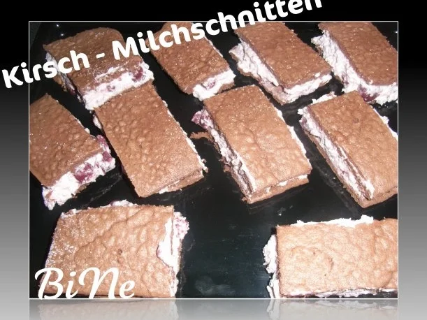 BiNe` S KIRSCH - MILCHSCHNITTEN - Rezept - Bild Nr. 2