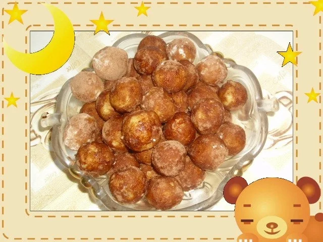 Pralinenkugeln mit Bananen-Eierlikör - Rezept