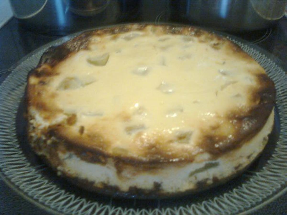 Ananas Käsekuchen mit Eierlikör - einfach - 240 kcal/100g