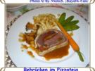 Rehrücken im Pizzateig - Rezept