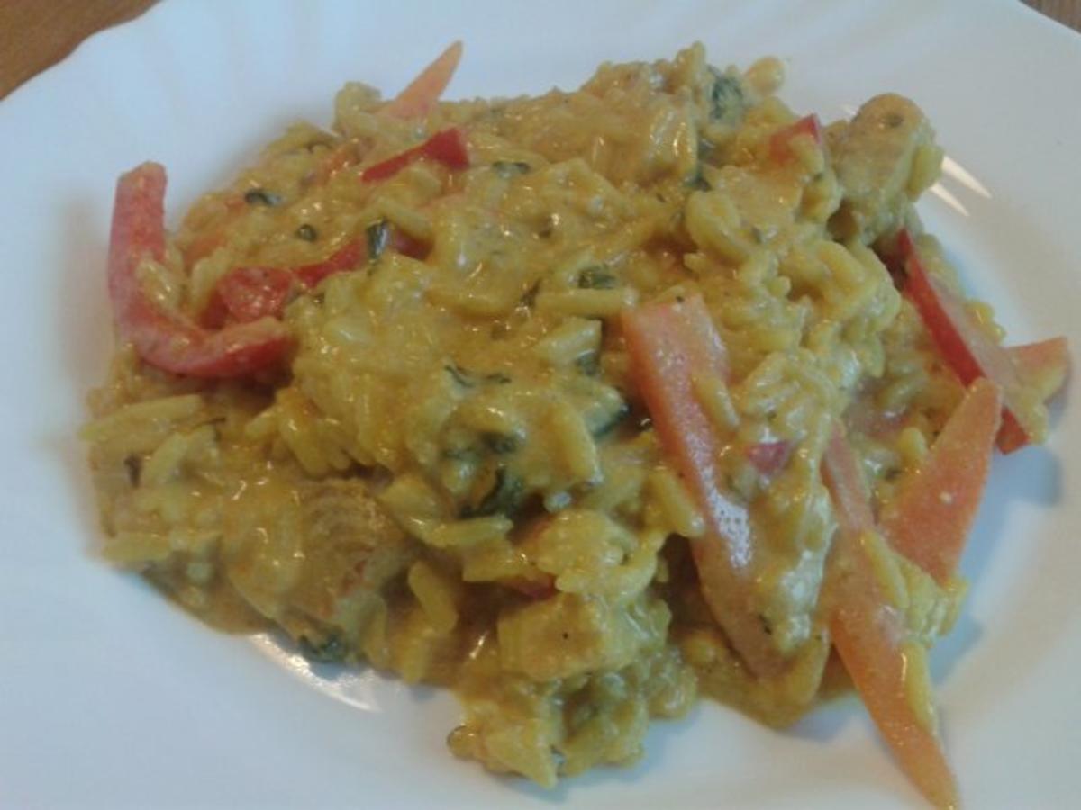 Reis-Fisch-Curry - Rezept