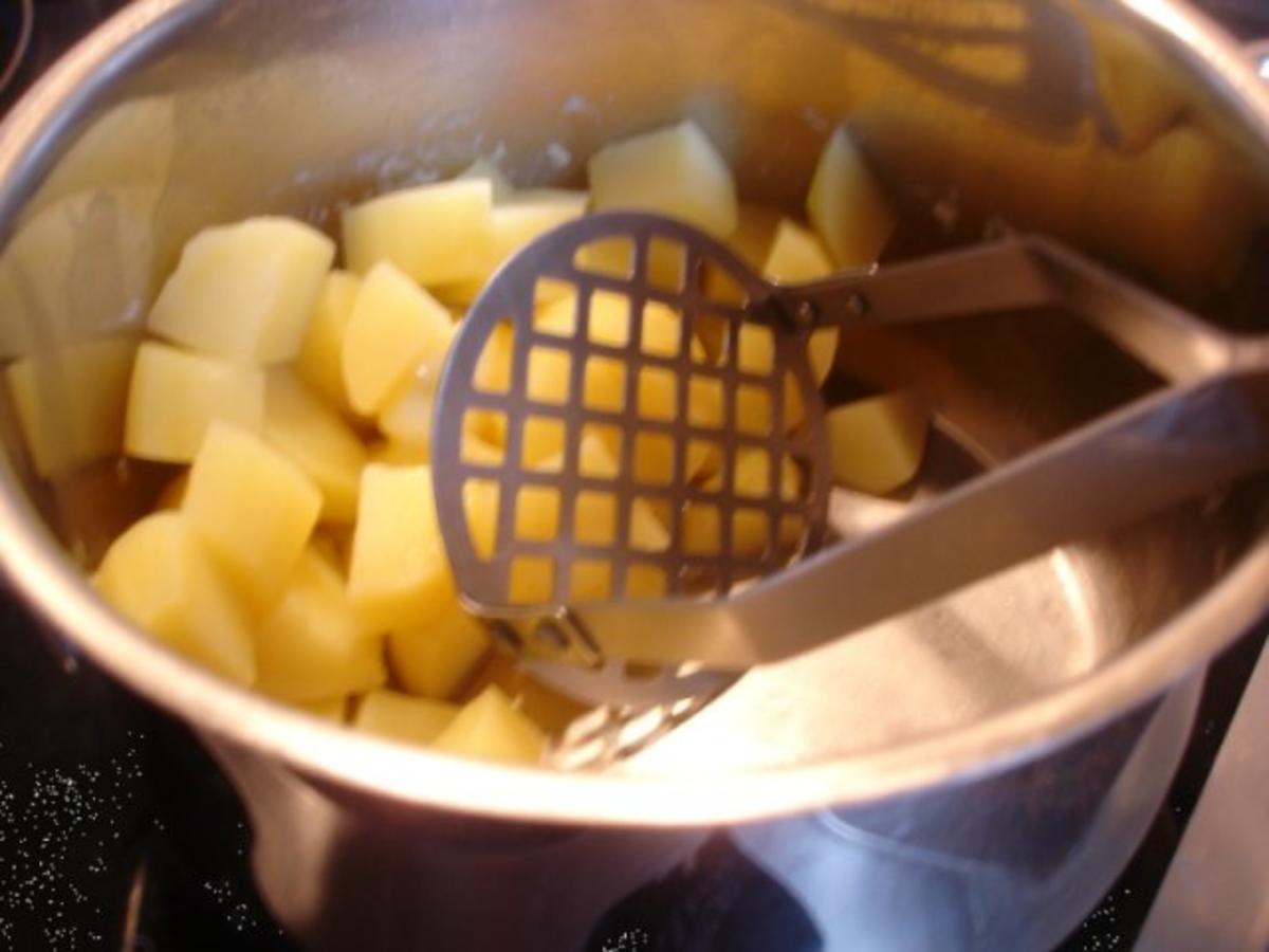 Zweierlei Kartoffelstampf mit Meerrettich - Rezept - Bild Nr. 7
