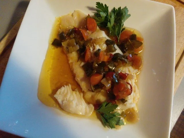 Rezept: Seewolf an eiskalter Chili-Limonen-Sauce Bild Nr. 3 Seewolf an eiskalter Chili-Limonen-Sauce - Rezept - Bild Nr. 3