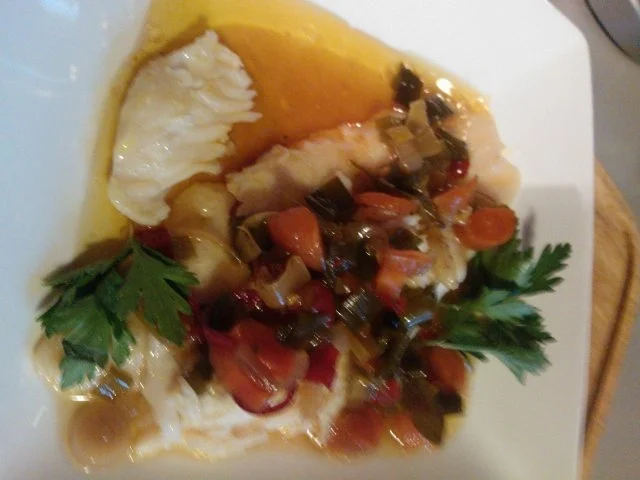 Rezept: Seewolf an eiskalter Chili-Limonen-Sauce Bild Nr. 4 Seewolf an eiskalter Chili-Limonen-Sauce - Rezept - Bild Nr. 4