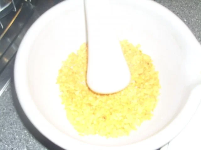 Blumenkohl mit Käsesosse, Knusperschnitzel und Kartoffeln - Rezept - Bild Nr. 5