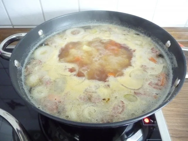 Süppchen : Erbsensuppe aus dem Wok - Rezept - Bild Nr. 5