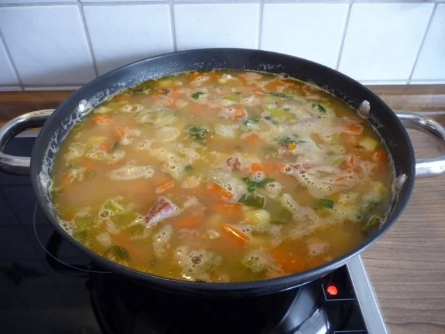 Süppchen : Erbsensuppe aus dem Wok - Rezept - Bild Nr. 7