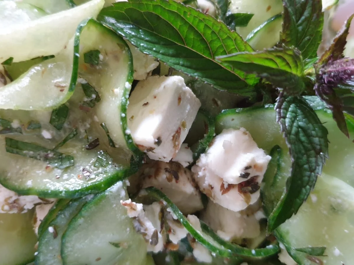 Rezept: Arabischer Gurkensalat Bild Nr. 2 Arabischer Gurkensalat - Rezept - Bild Nr. 2