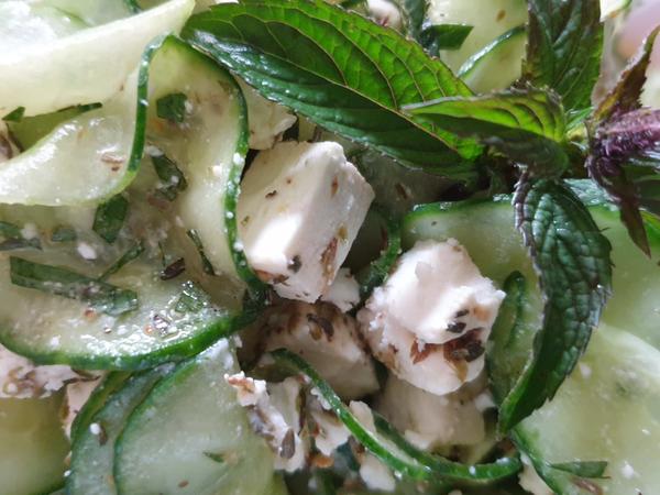 Arabischer Gurkensalat - Rezept mit Bild - kochbar.de