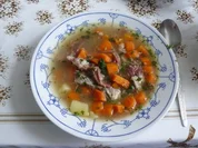 Klassicher Möhreneintopf mit Kasslerrippchen - Rezept