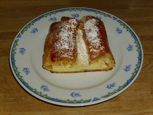 Blätterteig-Vanille Quarkstrudel - Rezept - Bild Nr. 6