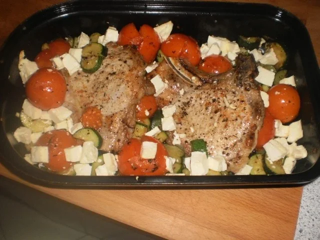 Rezept: Ofenkoteletts mit Sommergemüse Bild Nr. 15 Ofenkoteletts mit Sommergemüse - Rezept - Bild Nr. 15