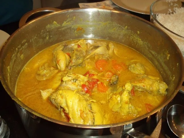 Karibischer Hähnchentopf mit Kürbis - Rezept