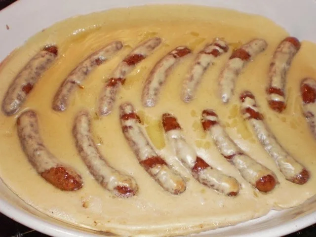 Ofenwürstchen im Eierteig - Rezept - Bild Nr. 4