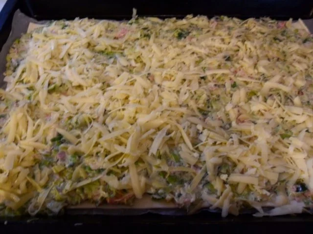 Poree-Flammkuchen auf Blätterteigboden - Rezept - Bild Nr. 4