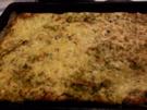 Poree-Flammkuchen auf Blätterteigboden - Rezept