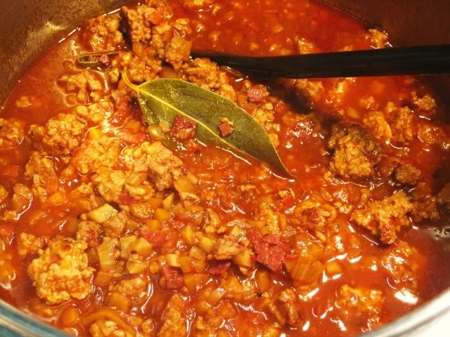 Rezept: Penne Rigate mit Bologneser Soße Bild Nr. 5 Penne Rigate mit Bologneser Soße - Rezept - Bild Nr. 5