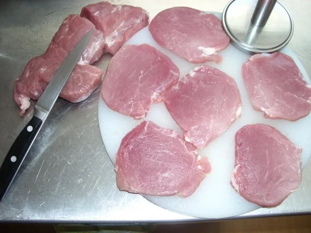 Minischnitzel mit Rosenkohl - Rezept