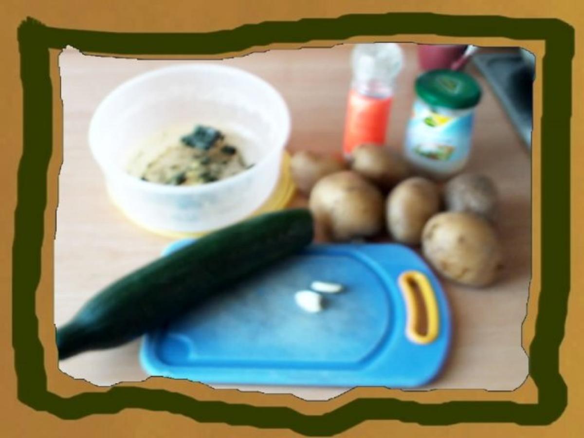 Kartoffel-Gurkensalat mit Dill - Rezept - Bild Nr. 3