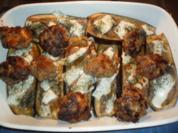 gefüllte auberginen - Rezept
