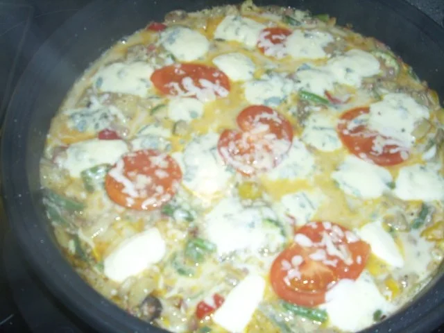 Gemüsepfanne mit Gorgonzola - Rezept