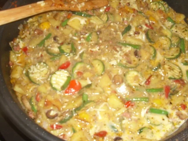 Gemüsepfanne mit Gorgonzola - Rezept - Bild Nr. 4