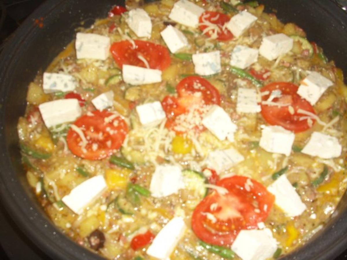 Gemüsepfanne mit Gorgonzola - Rezept - Bild Nr. 5