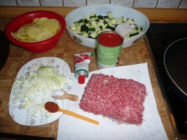 Zucchini- Moussaka - Rezept