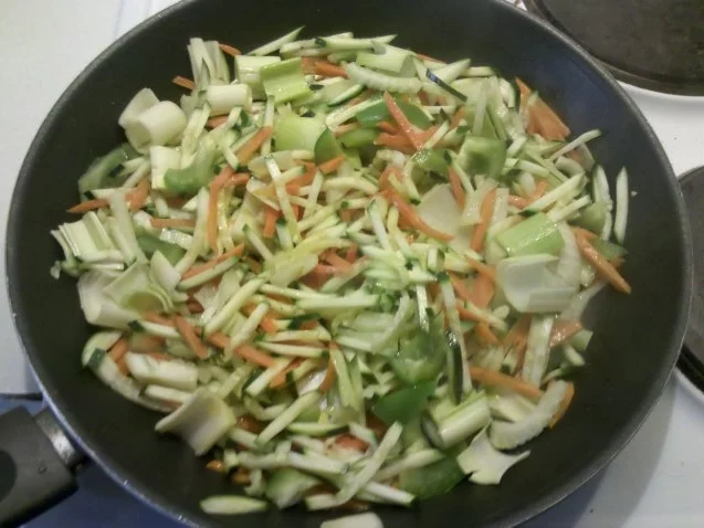 Vegetarisch: Pikante Reis-Gemüsepfanne - Rezept - Bild Nr. 4