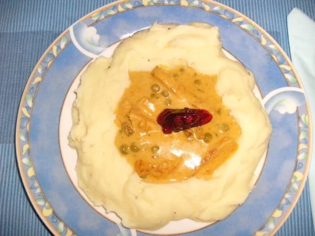 Hähnchenragout mit Senfsoße - Rezept