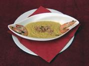 Rezept: Crema de verduras y camarónes - Gemüsecrèmesuppe mit Garnelen (Ailton) Crema de verduras y camarónes - Gemüsecrèmesuppe mit Garnelen (Ailton) - Rezept