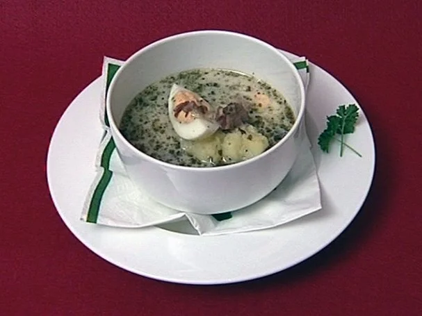Saure Roggenmehlsuppe (Kim Gloss) - Rezept
