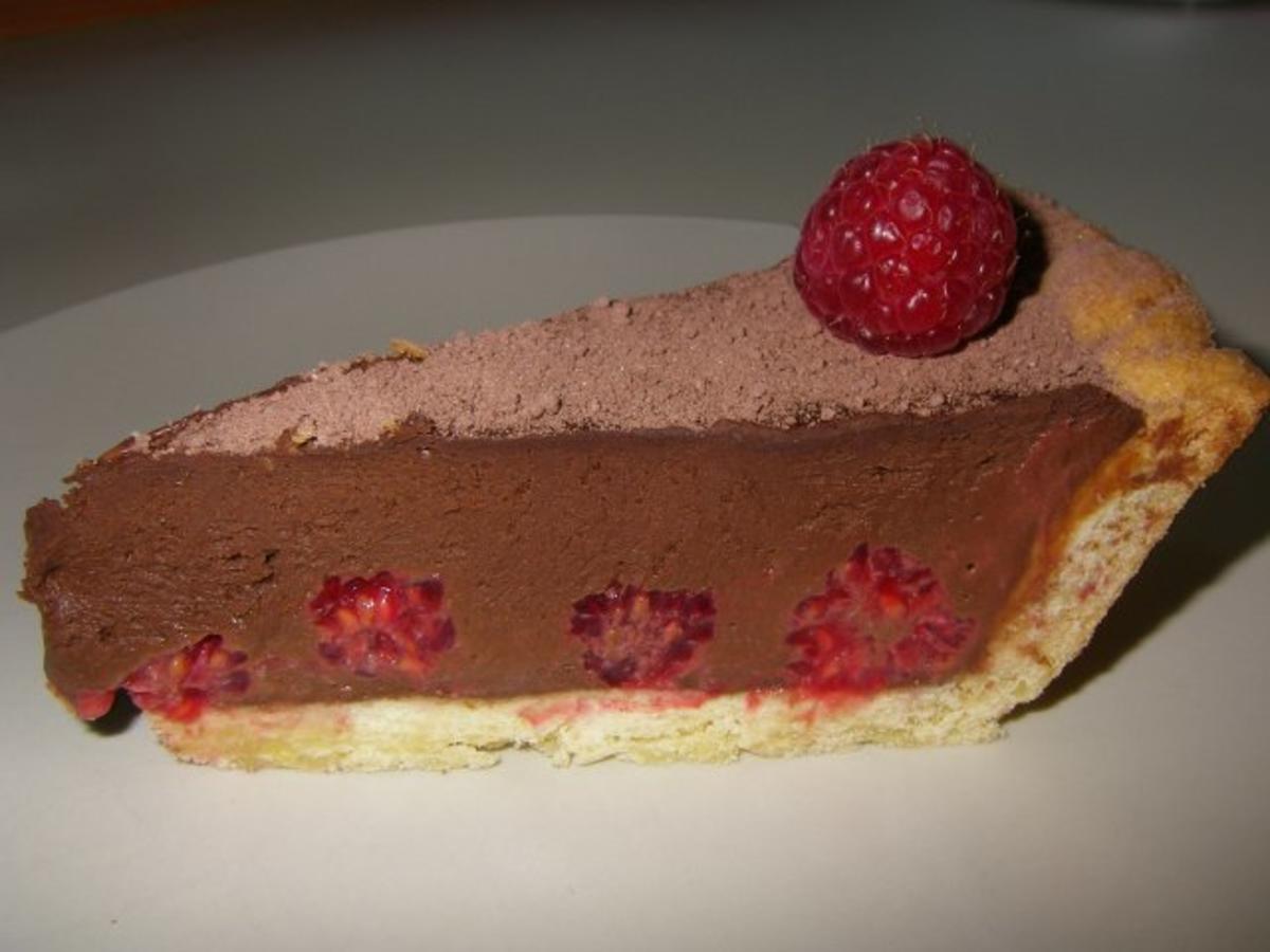 Schoko-Himbeer-Tarte - Rezept mit Bild - kochbar.de