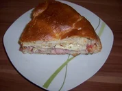 Meine schnelle Fladenbrot - Pizza - Rezept