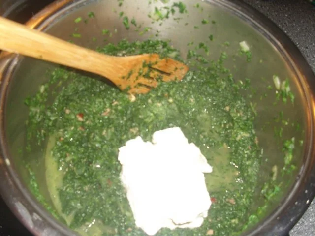 Pasta mit Spinat und Ziegenfrischkäse - Rezept - Bild Nr. 4