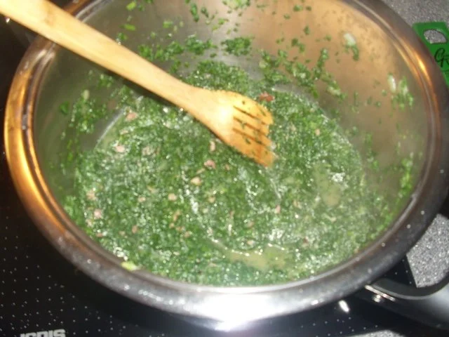 Pasta mit Spinat und Ziegenfrischkäse - Rezept - Bild Nr. 3