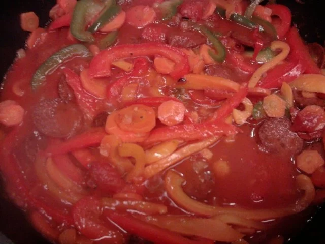 Rezept: Bunter Makkaroni-Auflauf Bild Nr. 8 Bunter Makkaroni-Auflauf - Rezept - Bild Nr. 8