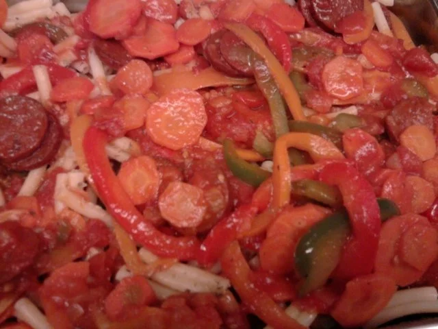 Rezept: Bunter Makkaroni-Auflauf Bild Nr. 9 Bunter Makkaroni-Auflauf - Rezept - Bild Nr. 9