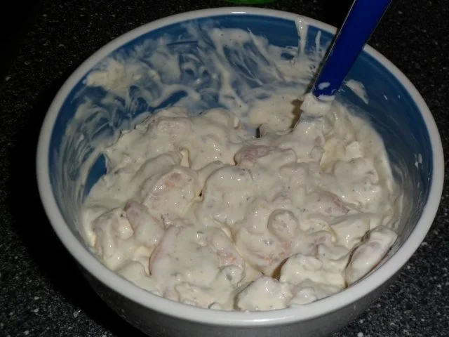 Bagels gefüllt mit Eismeergarnelen und Kräuterfrischkäse - Rezept - Bild Nr. 3