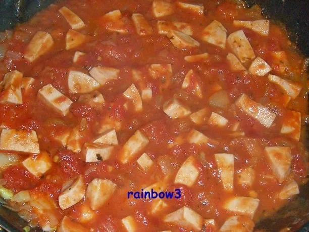 Kochen: Wurst-Tomaten-Sauce - Rezept - Bild Nr. 4