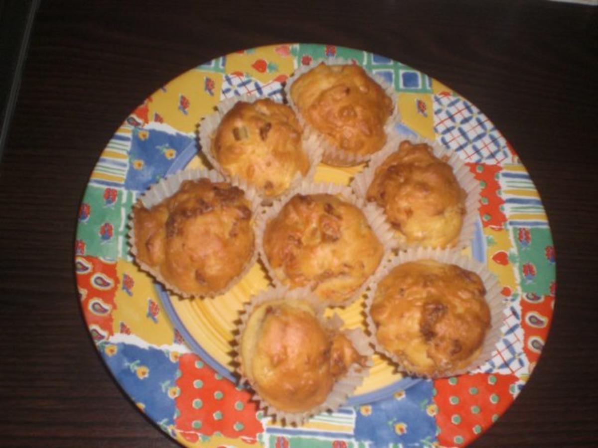 Herzhafte Zwiebel Bacon  Muffins - Rezept - Bild Nr. 2
