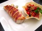 Gefüllte Hähnchenbrust mit Tomatenkörbchen - Rezept