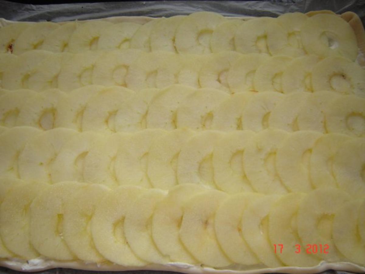 Kuchen & Torten : Apfel-Flammkuchen - Rezept - Bild Nr. 6