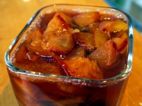 Bavarese Cappuccino mit Wodka-Zimt-.Pflaumen - Rezept - Bild Nr. 4