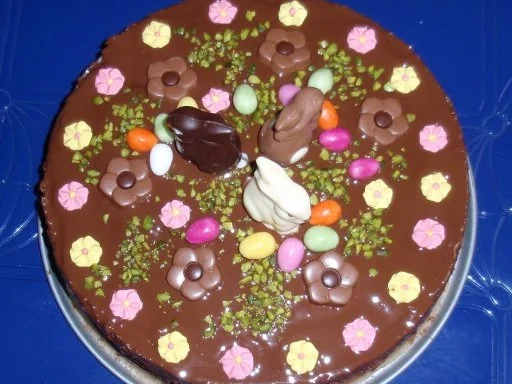 Schoko-Kokos-Kuchen mit Osterdeko - Rezept - Bild Nr. 15